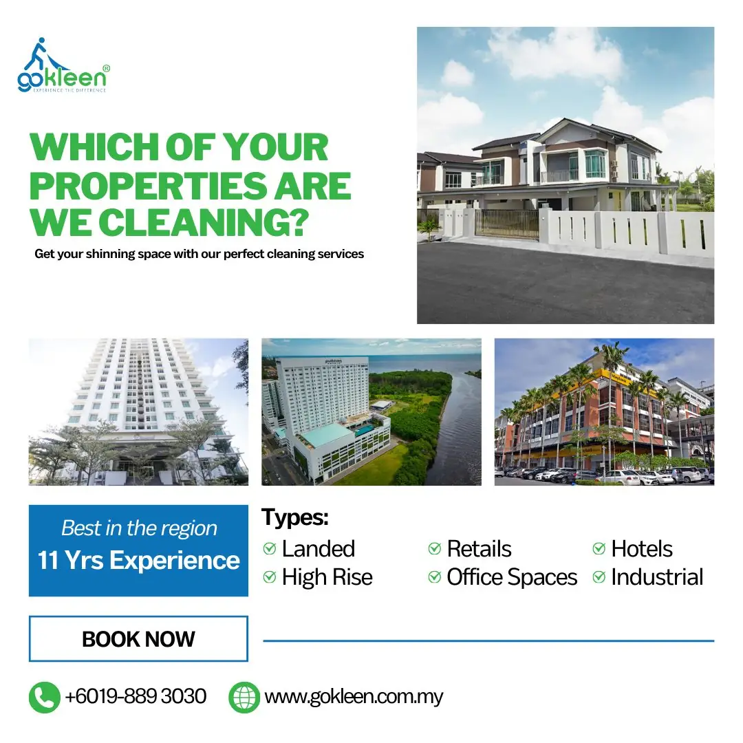 GoKleen Static home services ad: Showcase ad for which of your properties are we cleaning