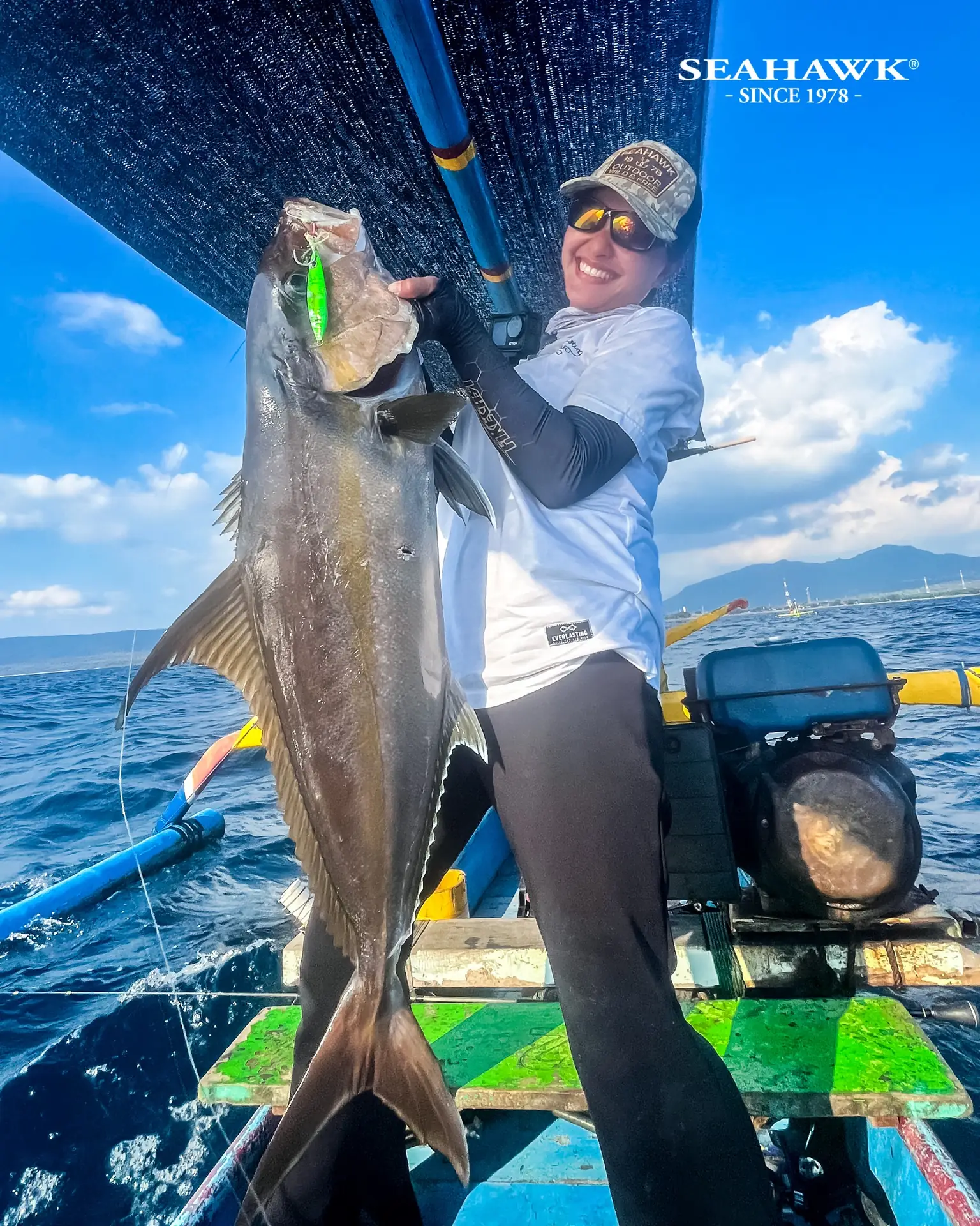 Team Seahawk Fishing Static sports and outdoor ad: Showcase ad for your next catch starts here