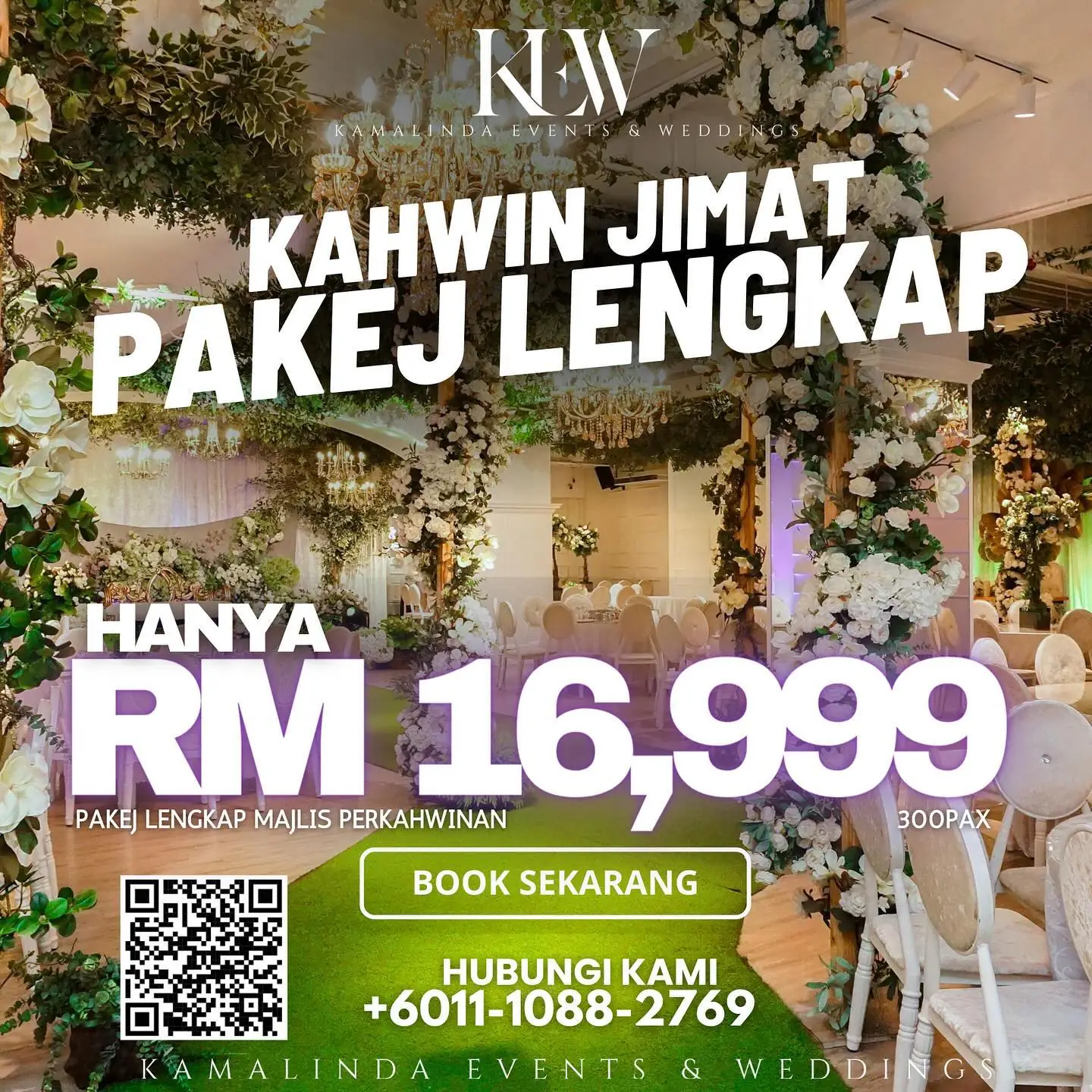 D’Tahta Wedding Venue Carousel wedding and events ad: Showcase ad for kahwin jimat pakej lengkap