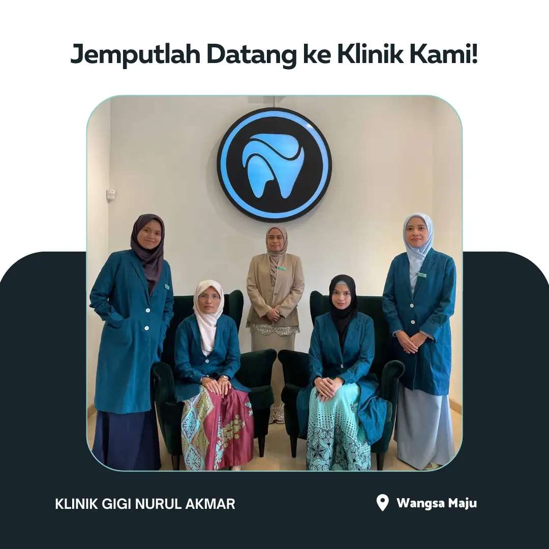 Klinik Pergigian Nurul Akmar Dynamic dental clinics ad: Showcase ad for jemputlah Datang ke Klinik Kami