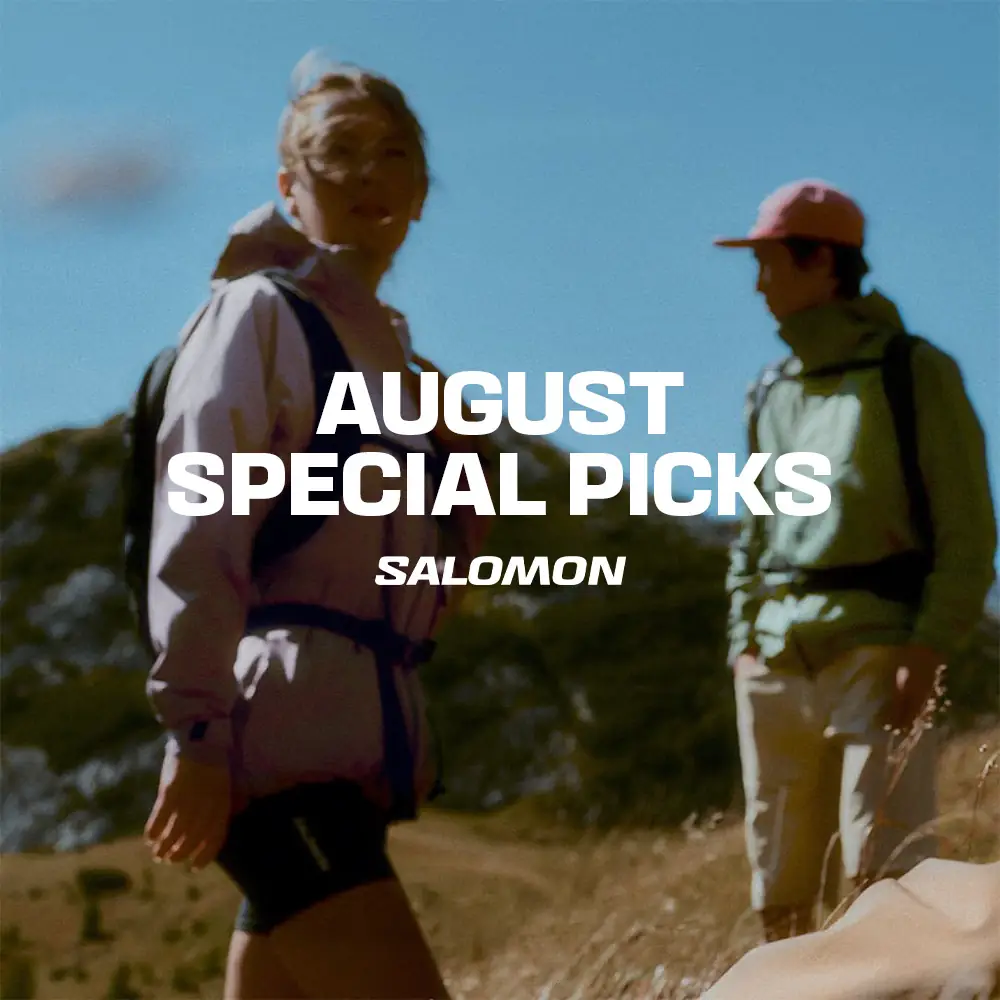 Salomon Malaysia Carousel sports and outdoor ad: Showcase ad for august special picks
