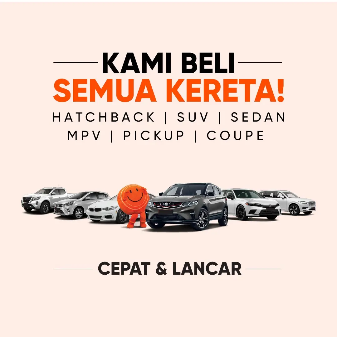 Carro Malaysia Static automotive ad: Showcase ad for Carro buying every car type, hatchback to pickup