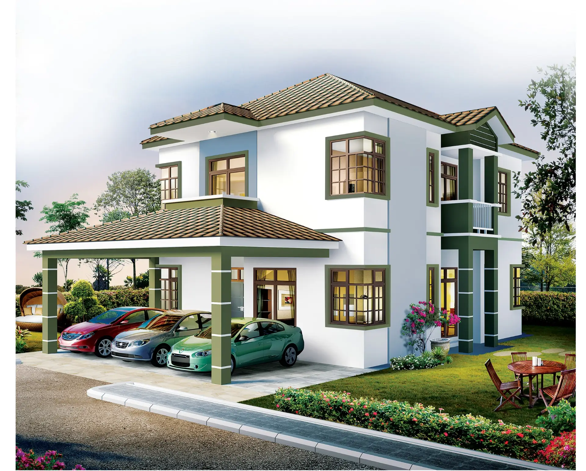 Epic Valley Group Carousel property ad: Feature-callout ad for a two-storey detached home’s full floor plan, frame 4 of 5