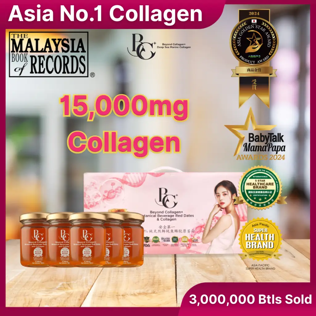 Beyond Collagen+ Dynamic supplements ad: Social-proof ad for Asia’s no.1 collagen, three million bottles sold