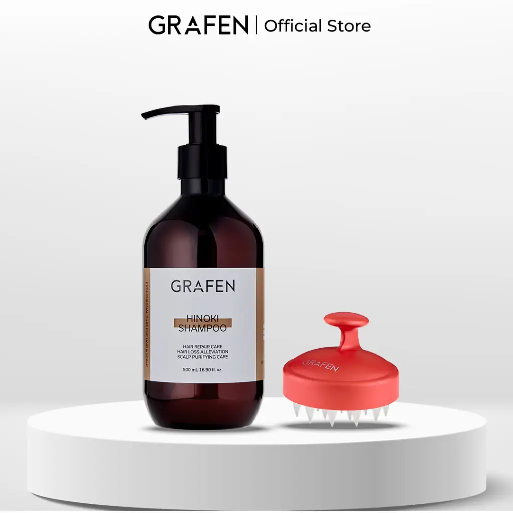 GRAEFN_my Dynamic hair care ad: Showcase ad for a scalp-purifying shampoo paired with a massage brush