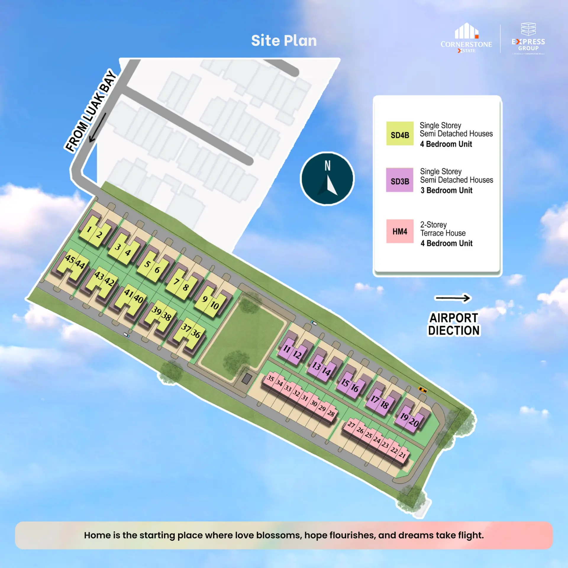 Sam Yong Property Carousel property ad: Showcase ad for brand-new coastal terrace villas in Luak, Miri, frame 3 of 6