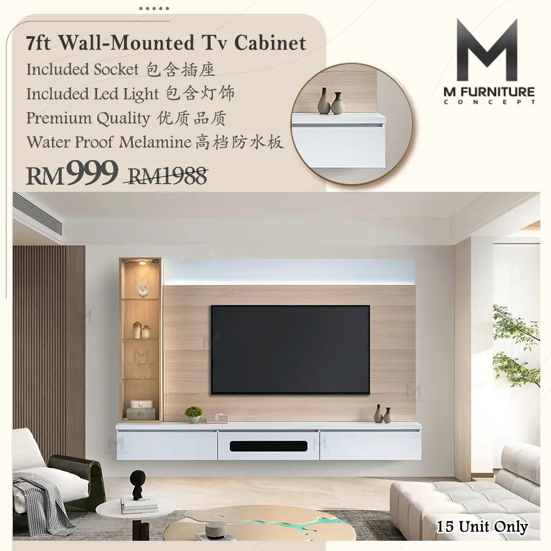 M Furniture Concept Carousel home and living ad: Feature-callout ad for a pocket-spring multi-function corner sofa, frame 2 of 6