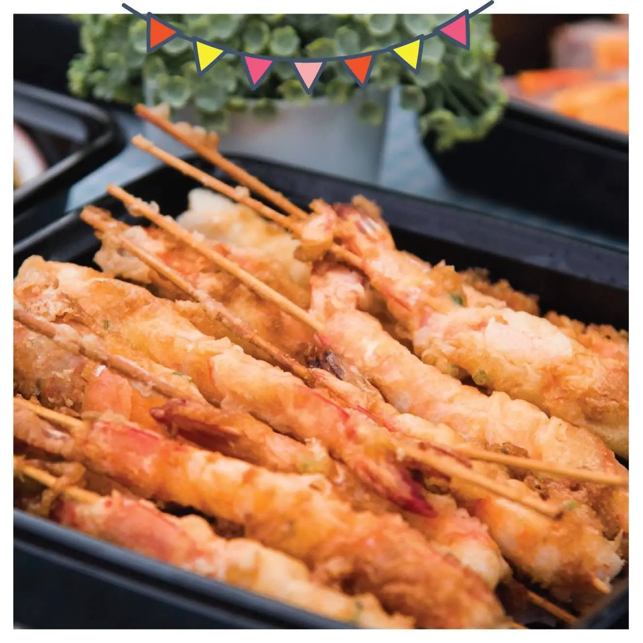 Canton2go Carousel food and beverage ad: Showcase ad for a mini buffet delivered to your doorstep, frame 4 of 6