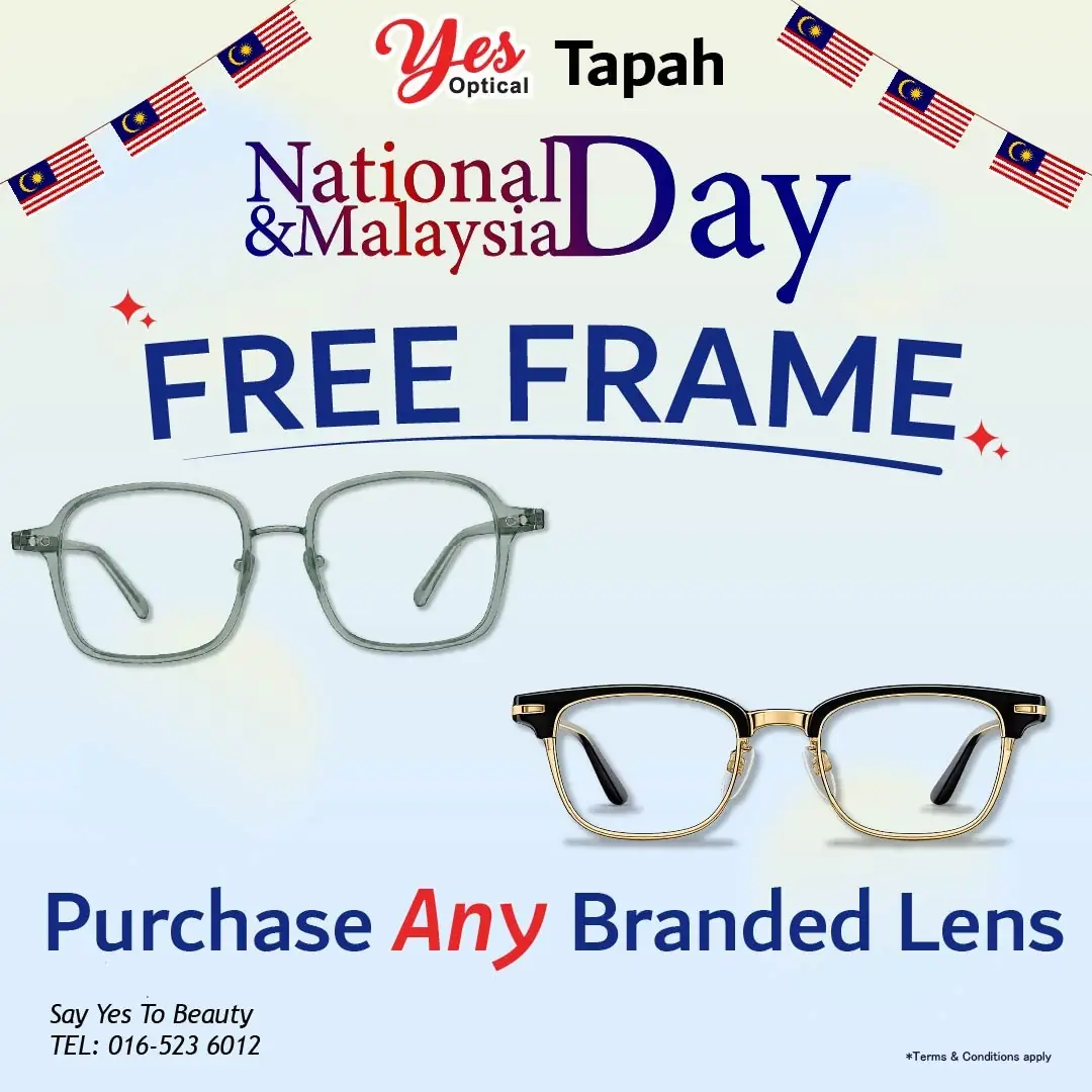 Yes Optical Tapah Branch Carousel optical and eyewear ad: Showcase ad: free frame