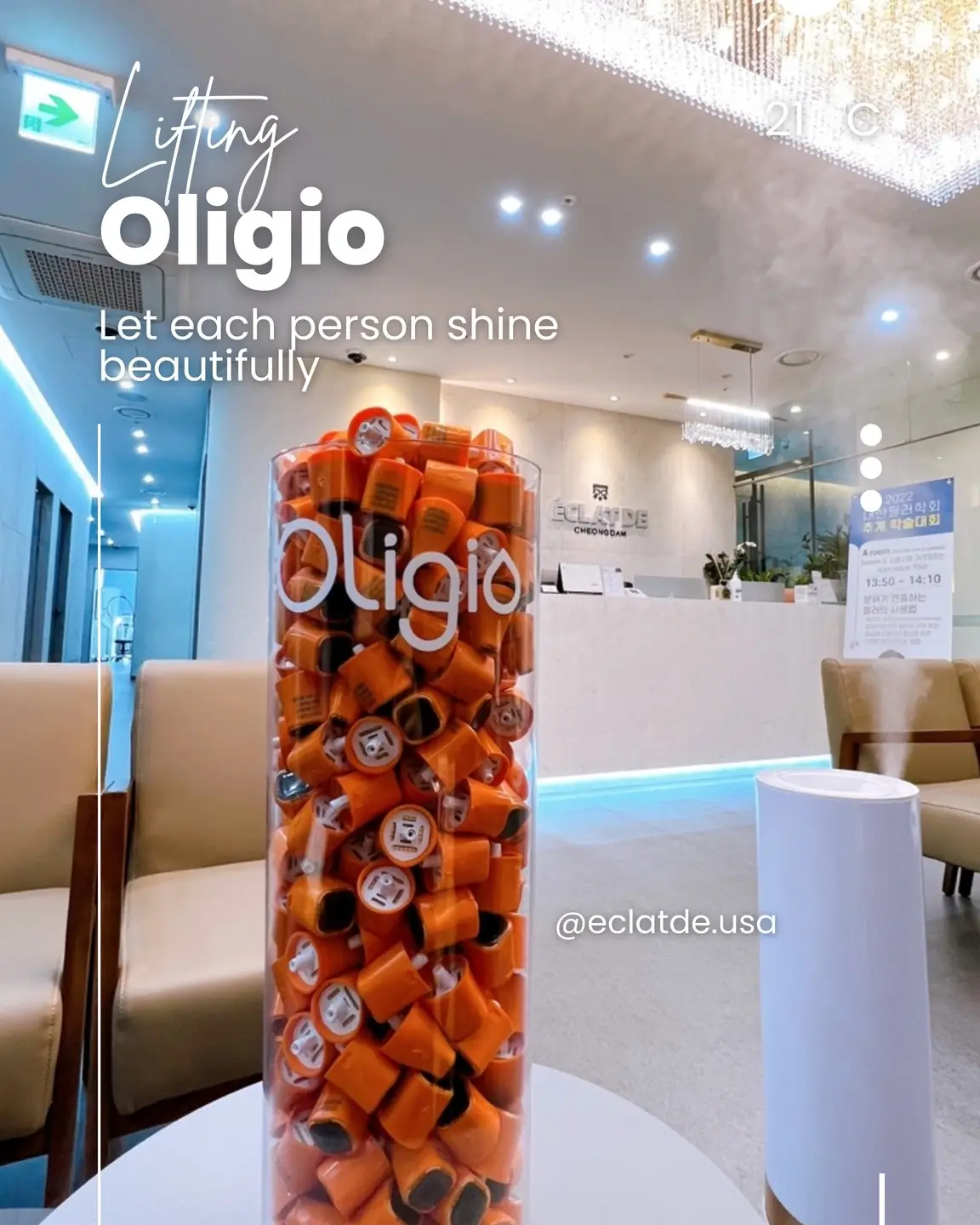 ECLAT De Clinic Static aesthetic clinics ad: Showcase ad for lifting Oligio