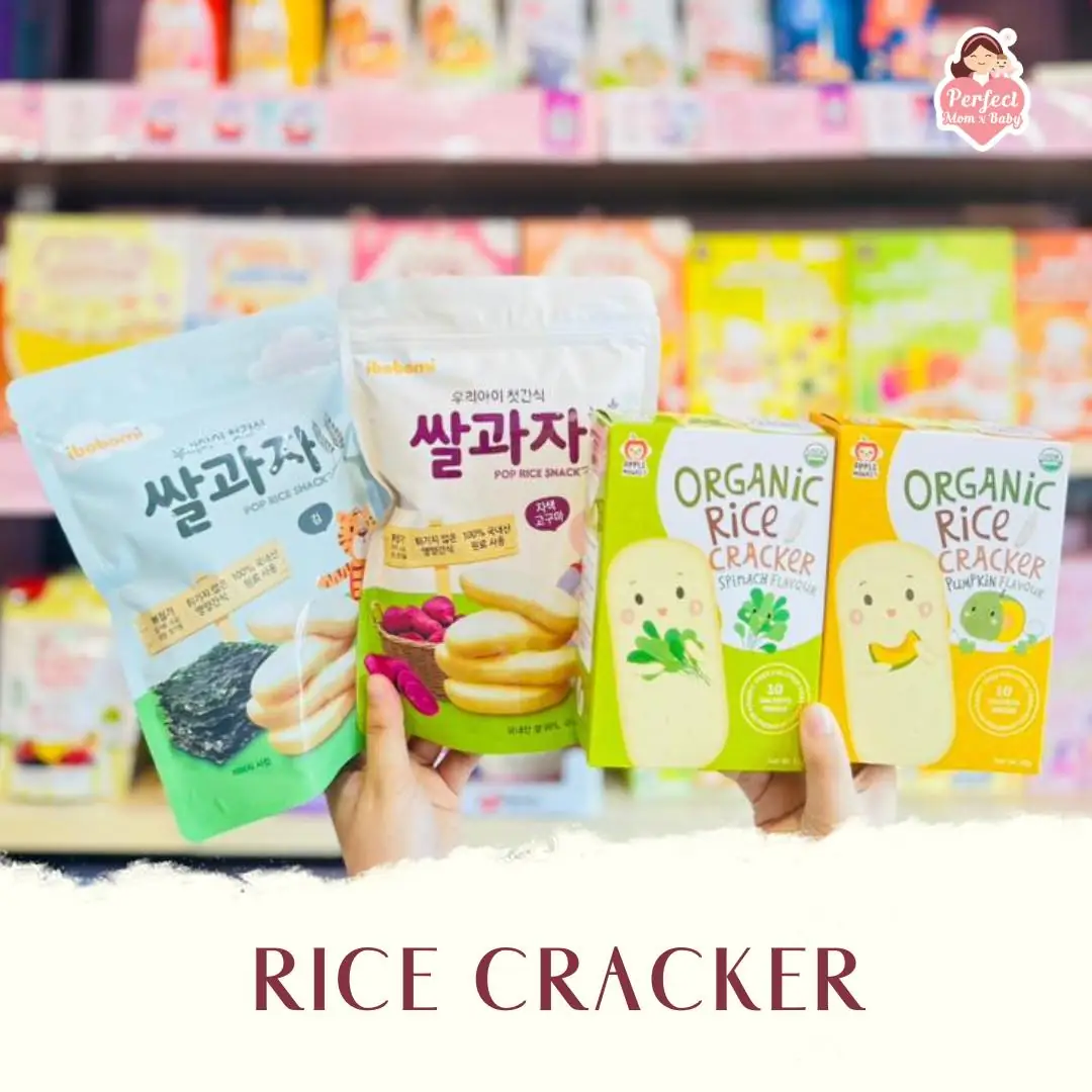 Perfect Mom & Baby Carousel food and beverage ad: Showcase ad for a range of organic baby rice cereals, frame 2 of 6