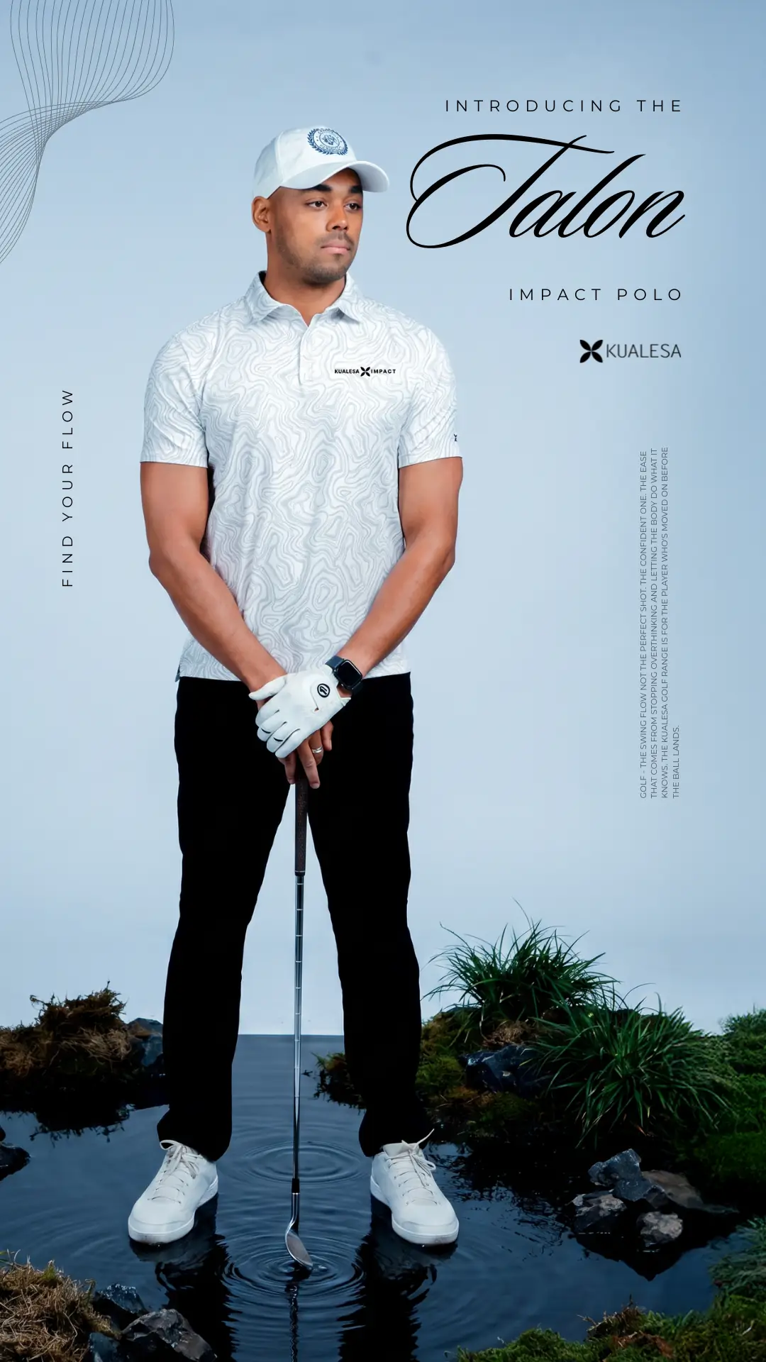 Kualesa Dynamic sports and outdoor ad: Showcase ad for iNTRODUCING THE Talon IMPACT POLO