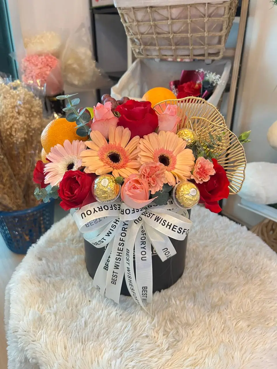 Leyana Florist Carousel florists and gifting ad: Showcase ad for best wishes for you