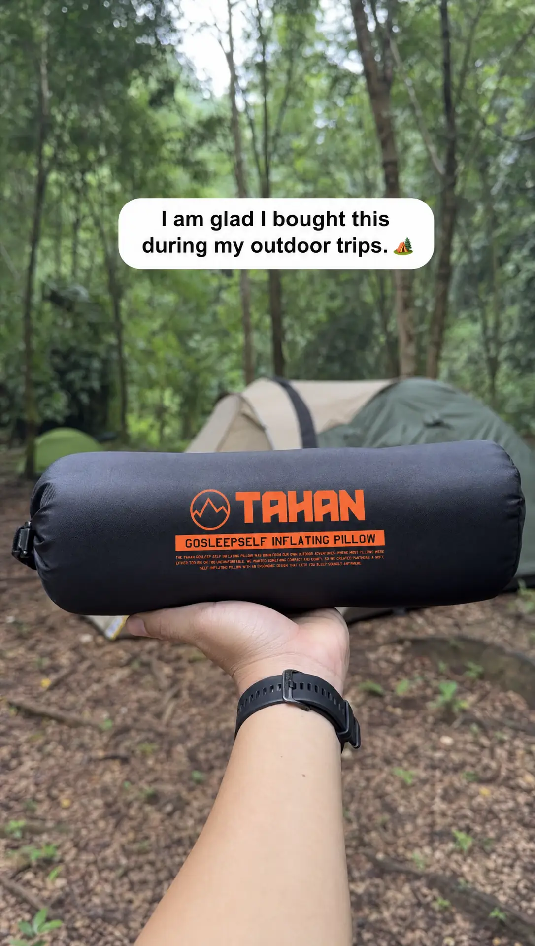 TAHAN Outdoor Dynamic sports and outdoor ad: Showcase ad for i am glad I bought this during my outdoor trips