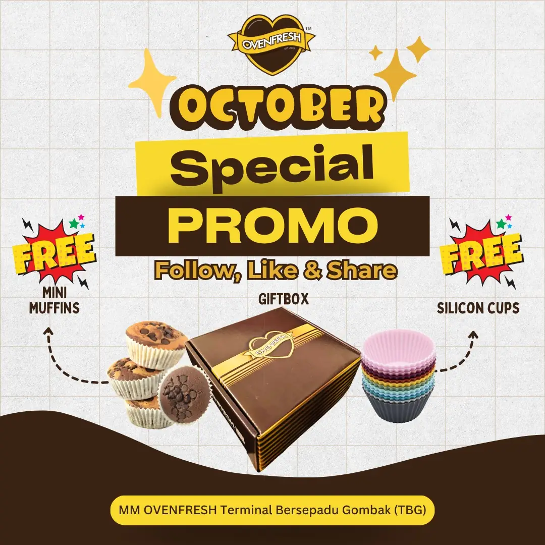 OVEN FRESH Carousel bakery and dessert ad: Showcase ad for oCTOBER Special PROMO