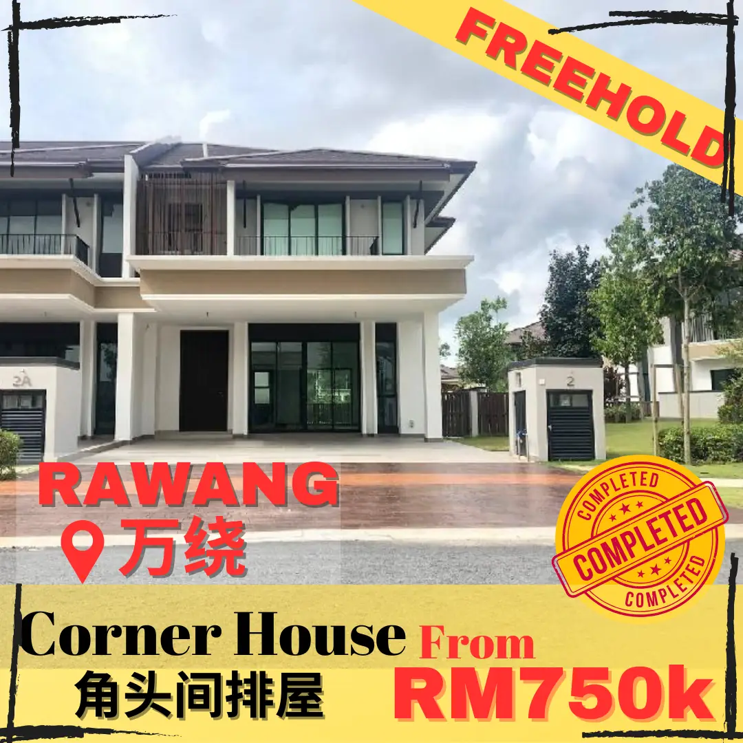 Hartanah Rumah Idaman Carousel property ad: Discount ad: freehold double-storey terraces in Rawang from RM399k, frame 3 of 4
