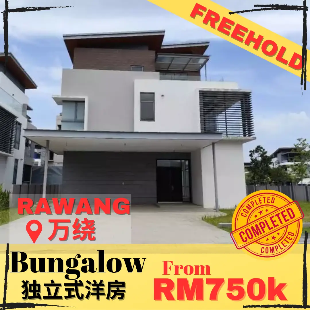 Hartanah Rumah Idaman Carousel property ad: Discount ad: freehold double-storey terraces in Rawang from RM399k, frame 4 of 4