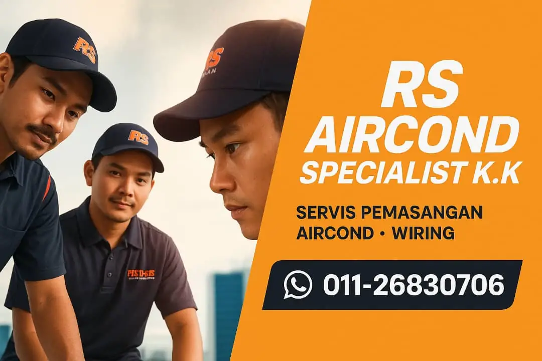 RS Aircond Specialist - K.K Static home services ad: Showcase ad for rs aircond specialist k