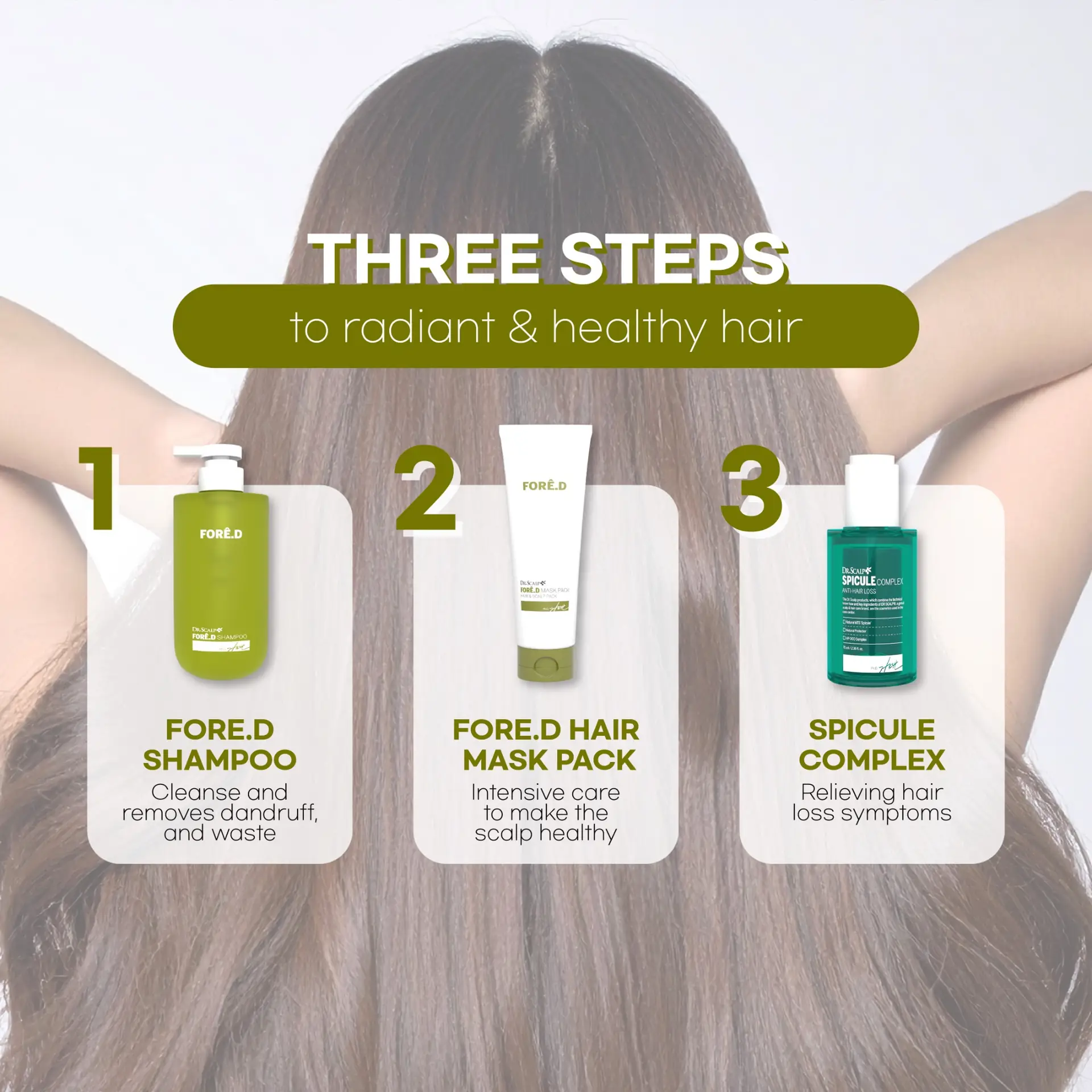 Dr. Scalp MYSG Carousel hair care ad: Feature-callout ad for a natural scalp shampoo that nourishes and calms irritation, frame 4 of 4