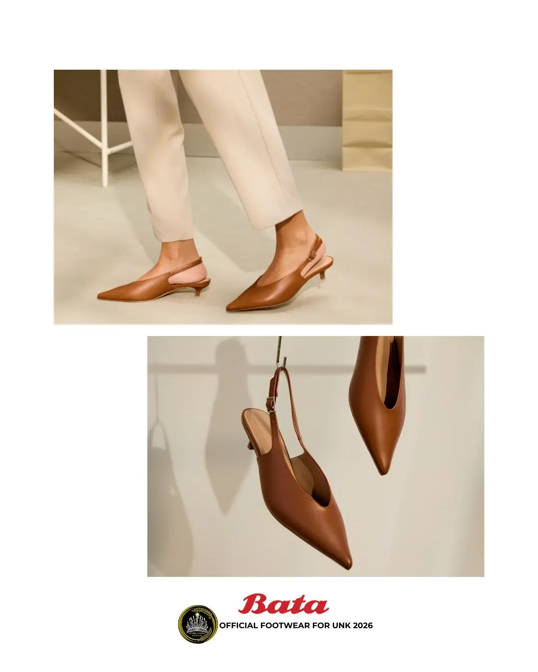 Bata Carousel fashion ad: Announcement ad: official footwear for Kaamatan 2026, frame 2 of 6