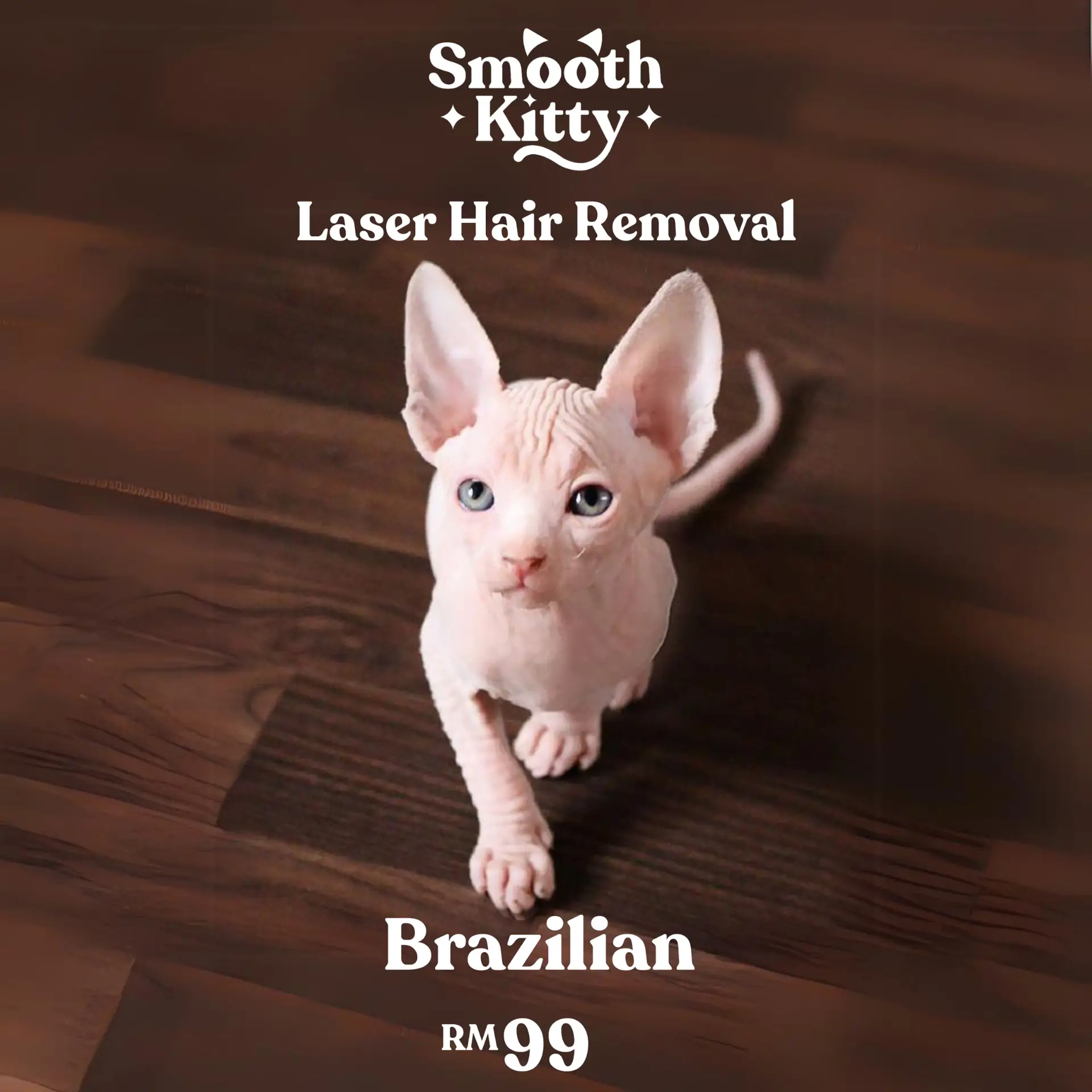 Smooth Kitty Laser Aesthetics - Sunway Static aesthetic clinics ad: Showcase ad for smooth Kitty Laser Hair Removal