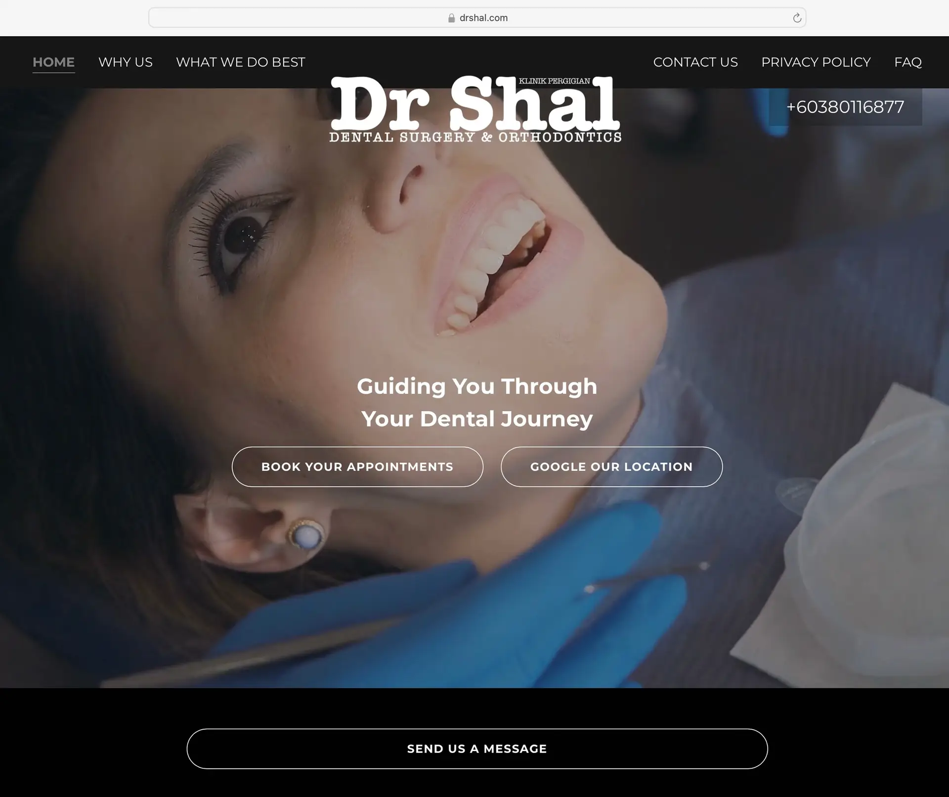 Klinik Pergigian Dr Shal Dental Surgery Carousel dental clinics ad: Showcase ad for dr Shal