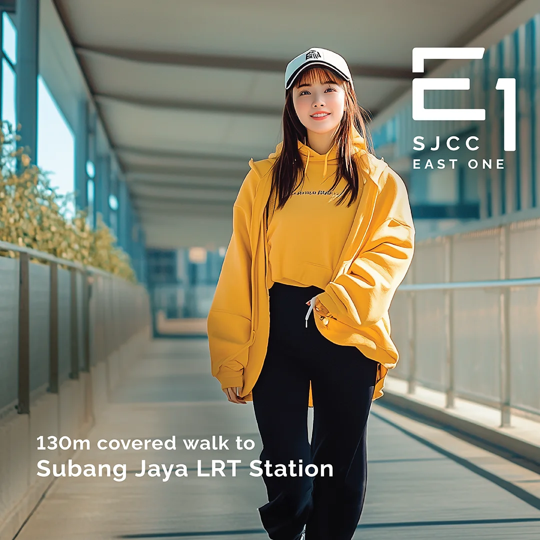 Sime Darby Property Carousel property ad: Announcement ad: register now for new apartments by the Subang LRT, frame 3 of 6