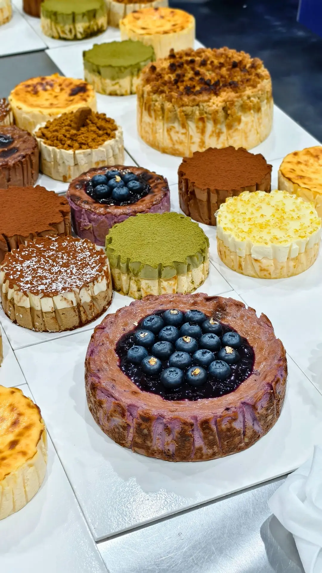 Doublelayer Cheesecake Static bakery and dessert ad: Showcase ad for freshly baked cheesecakes available for Same-Day Pick up/Delivery