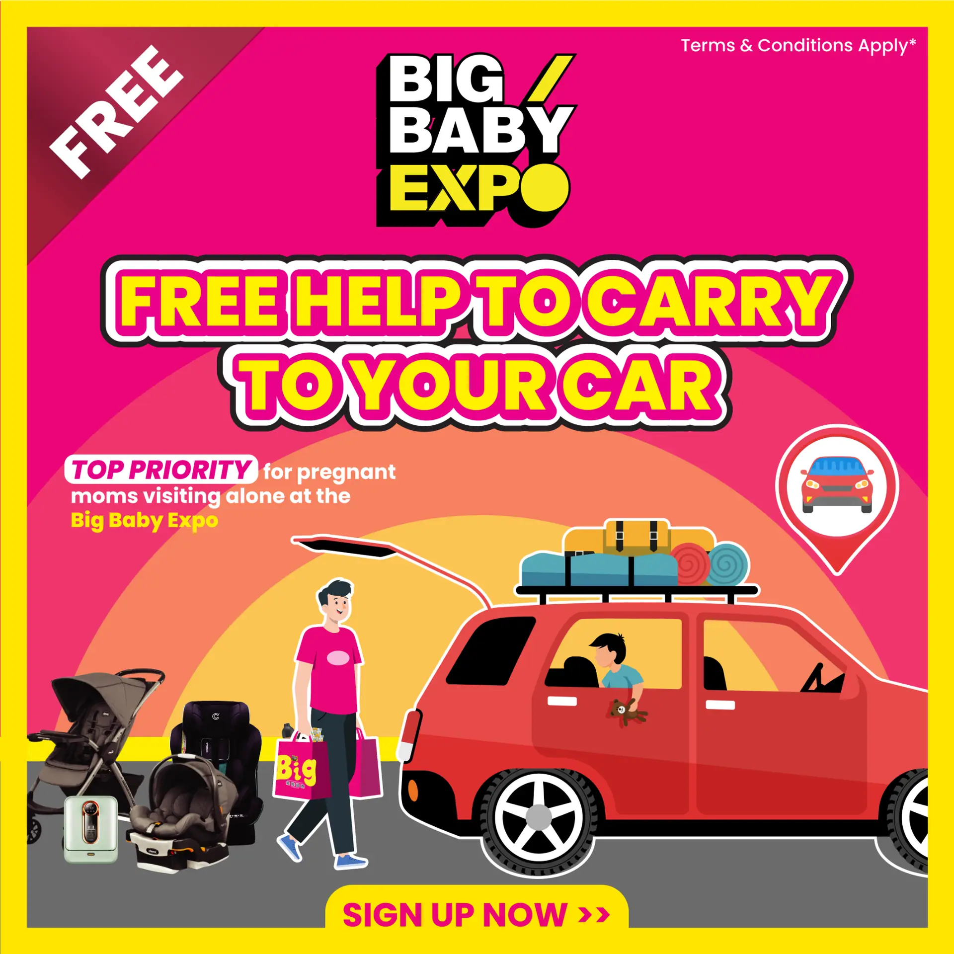 BIG Baby Expo Carousel baby care ad: Discount ad: unbeatable baby expo deals up to 95% off, frame 2 of 6