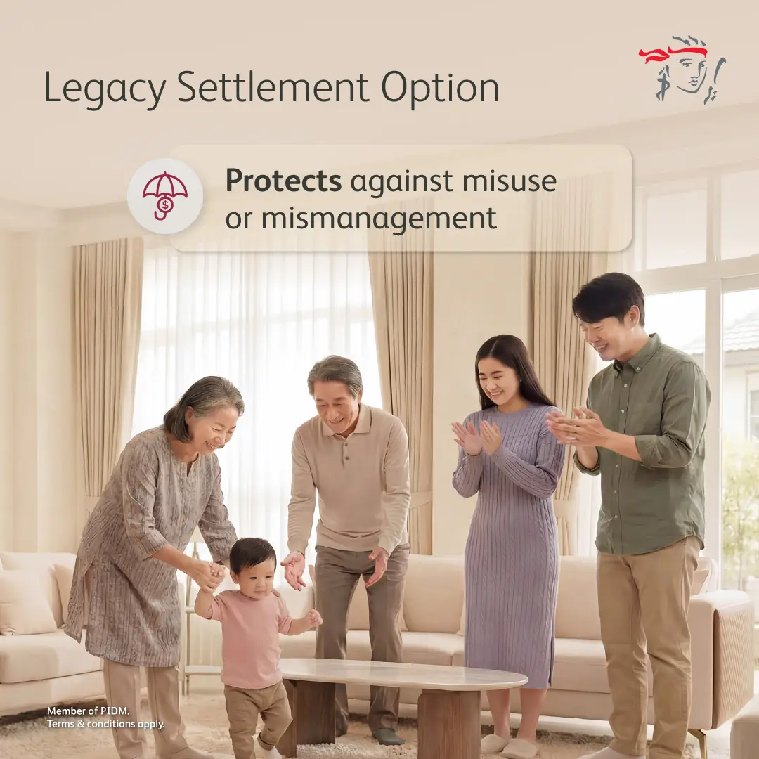 Prudential Malaysia Carousel takaful and insurance ad: Lifestyle ad for PRUWealth legacy planning that lets your love live on across generations, frame 3 of 6