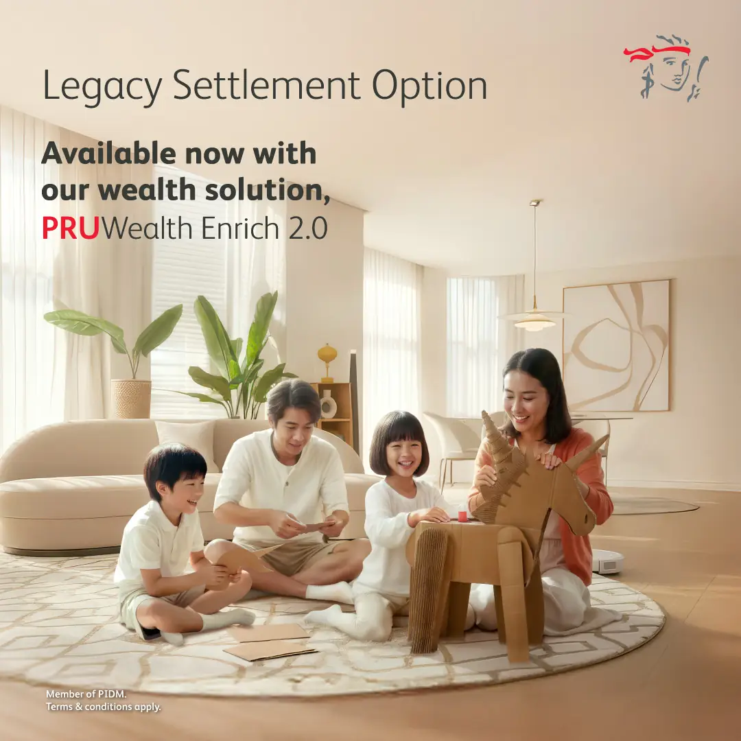 Prudential Malaysia Carousel takaful and insurance ad: Lifestyle ad for PRUWealth legacy planning that lets your love live on across generations, frame 6 of 6