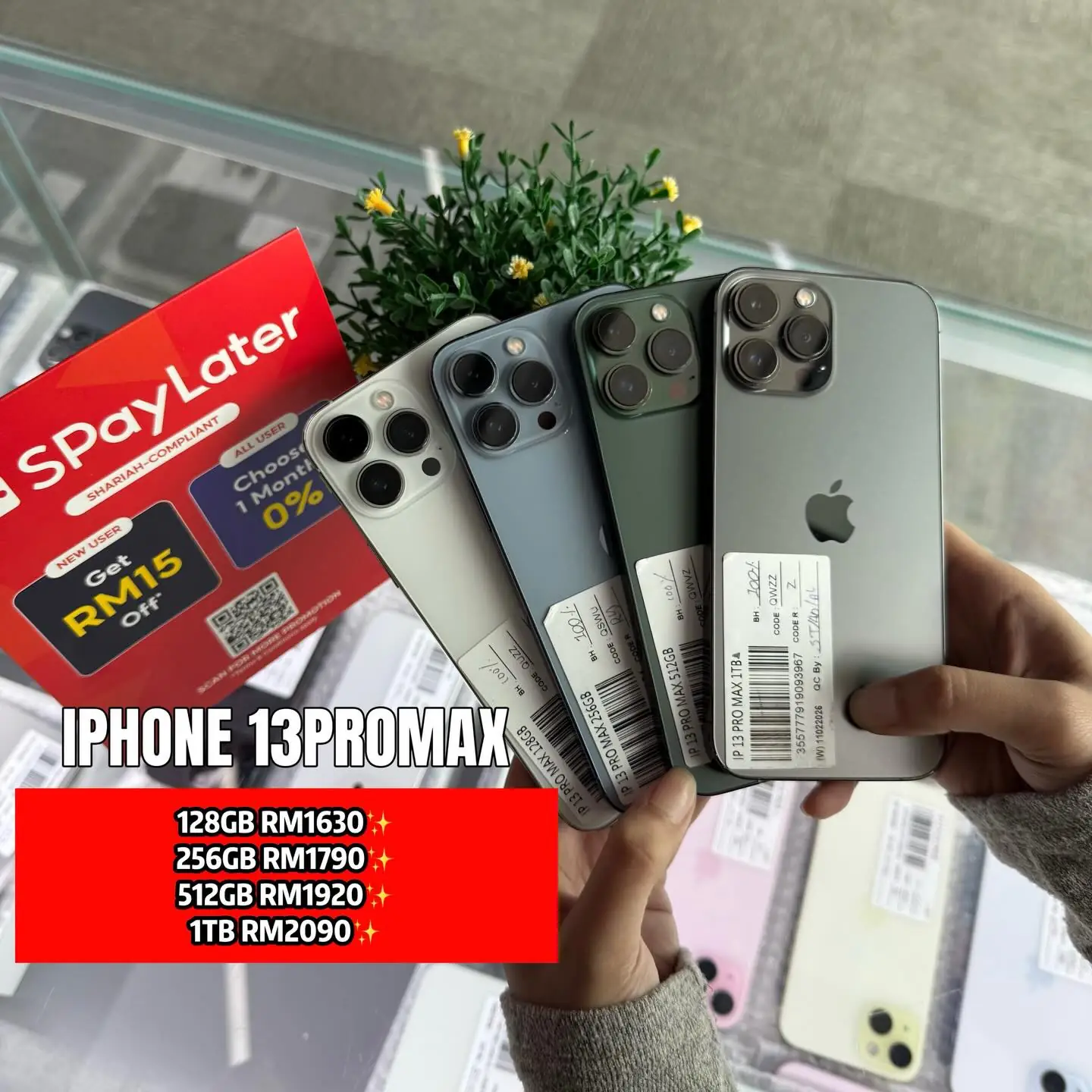 EC Mobile JB Page Carousel electronics ad: Announcement ad: limited-edition iPhone stock just landed for Raya, frame 5 of 6