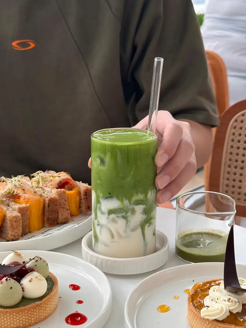 JOMI Matcha Carousel food and beverage ad: Showcase ad for an authentic matcha cafe spread in Penang, frame 2 of 6