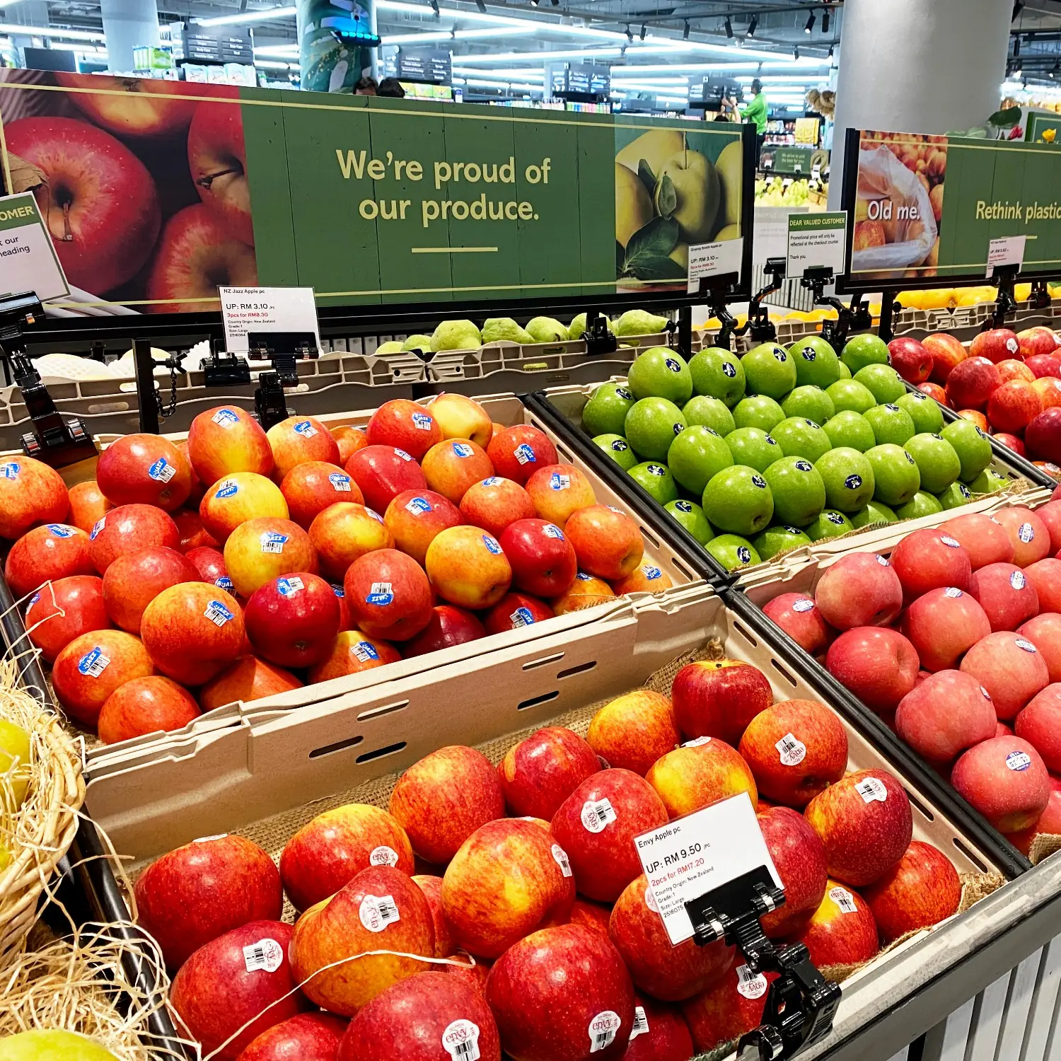 Village Grocer Carousel food and beverage ad: Announcement ad: a new Village Grocer now open in Penang, frame 2 of 6